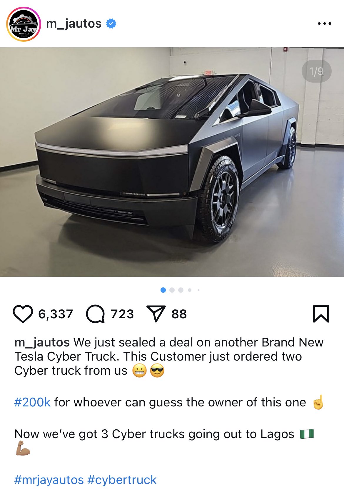 Omah Lay reportedly buys Two Tesla Cybertrucks