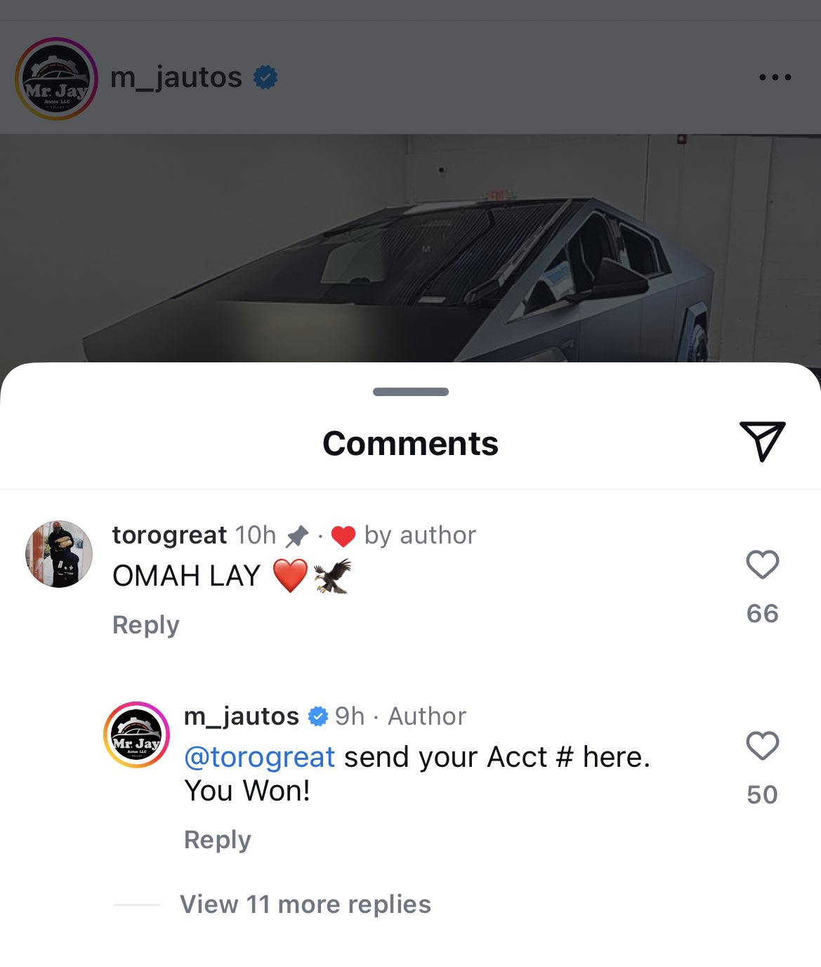 Omah Lay reportedly buys Two Tesla Cybertrucks