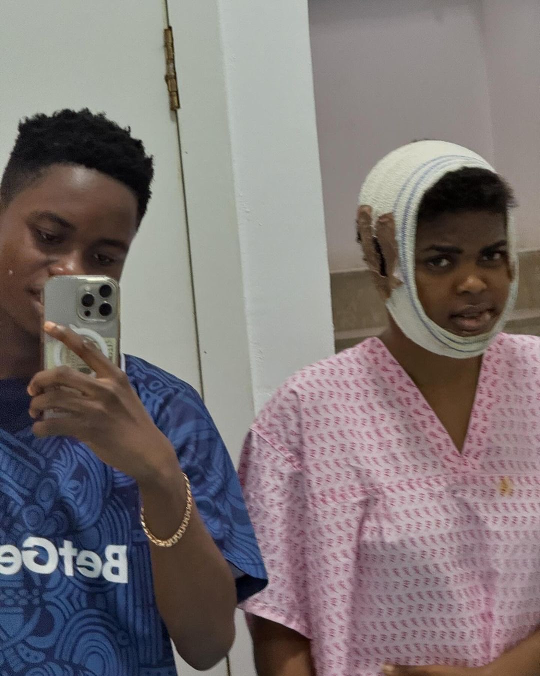Peller celebrates partner Jadrolita’s successful Jawline surgery Peller celebrates partner Jadrolita’s successful Jawline surgery