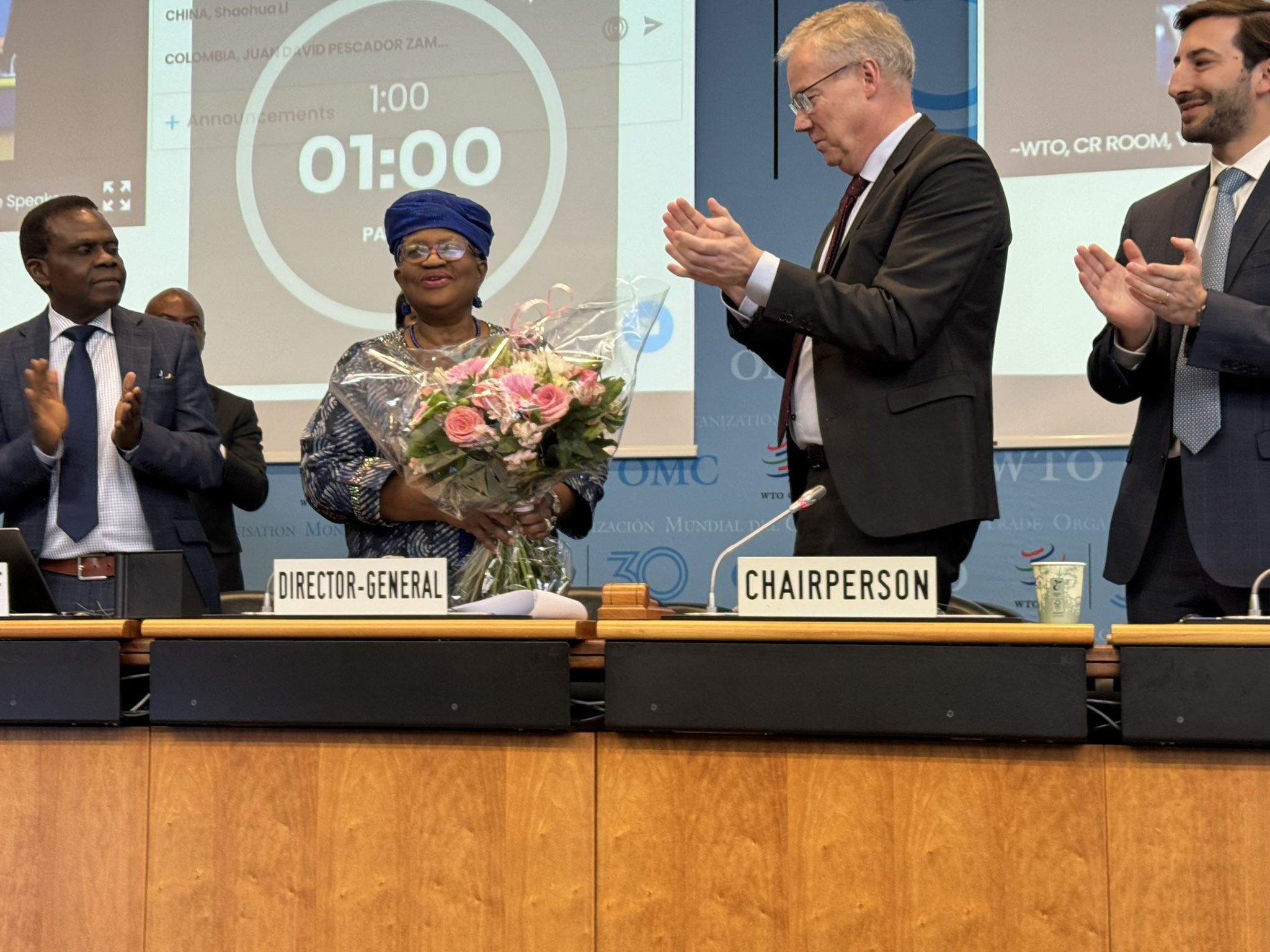 Okonjo-Iweala reappointed as WTO Chief Okonjo-Iweala reappointed for 2nd Term as WTO Chief