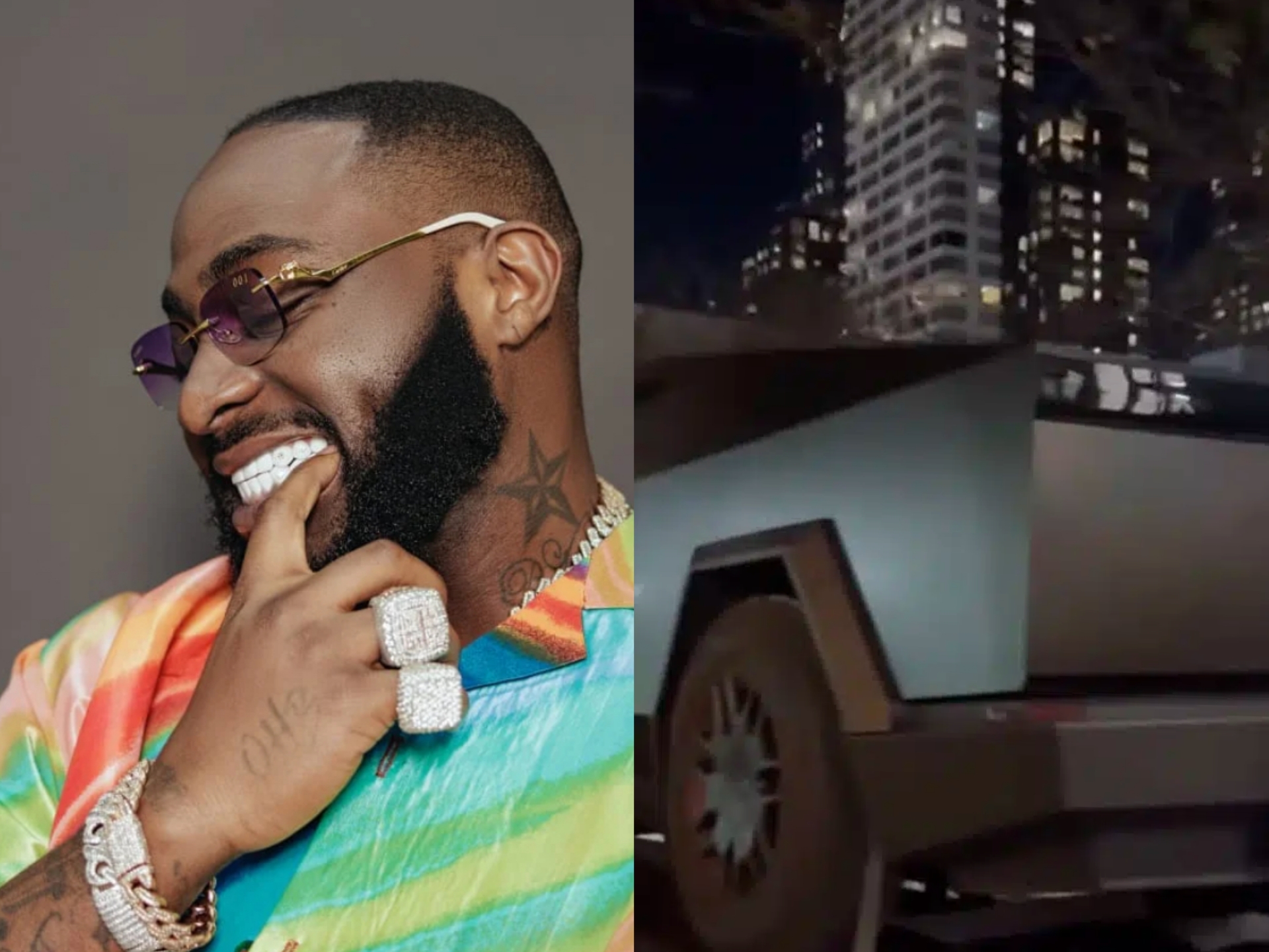 Davido acquires 2024 Tesla Cybertruck Davido acquires 2024 Tesla Cybertruck