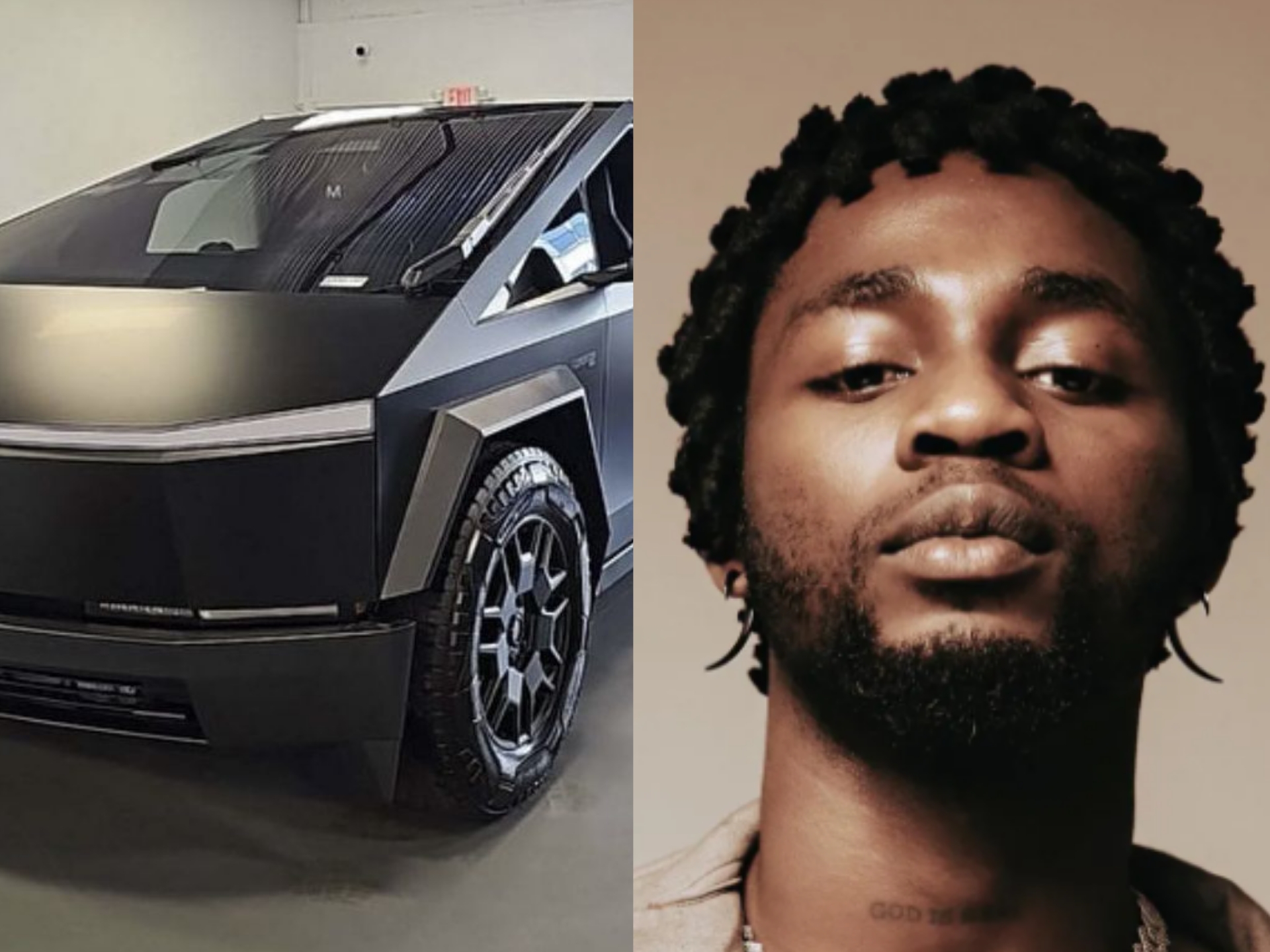 Omah Lay reportedly buys Two Tesla Cybertrucks Omah Lay reportedly buys Two Tesla Cybertrucks