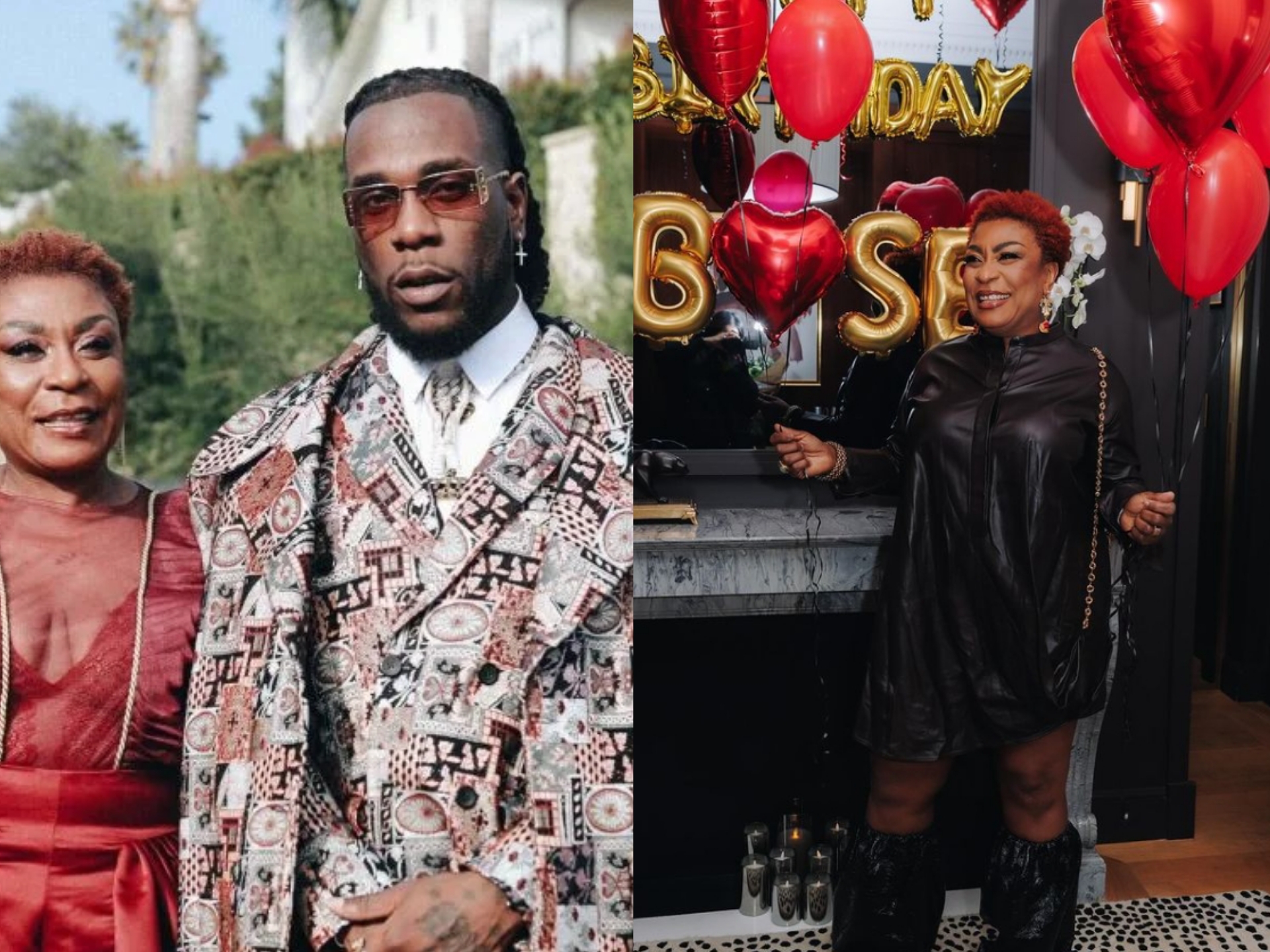 Burna Boy's mum overjoyed by surprise birthday celebration Burna Boy's mum overjoyed by surprise birthday celebration