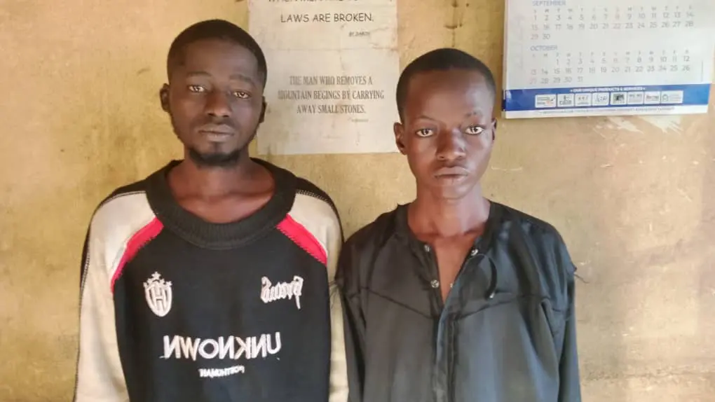 Pictured! Two suspected phone robbers arrested Pictured! Two suspected phone robbers arrested