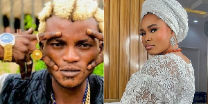 Portable drags his girlfriend, Queen Dami Portable drags his girlfriend, Queen Dami