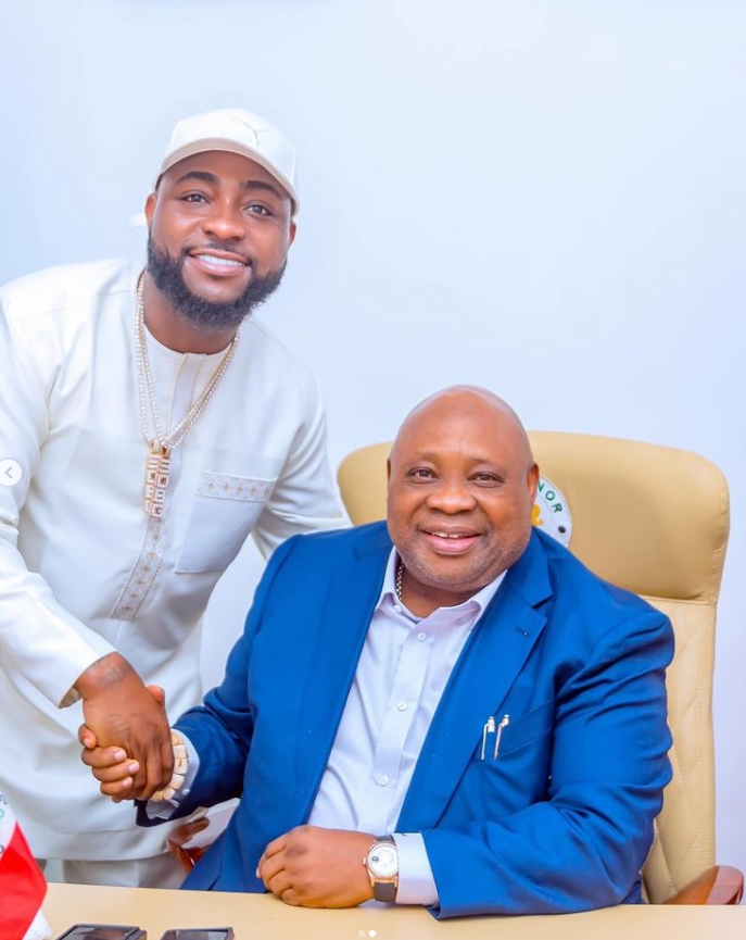 Governor Ademola Adeleke celebrates Davido's 32nd birthday Governor Ademola Adeleke celebrates Davido's 32nd birthday