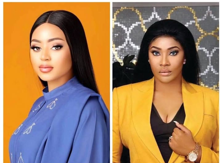 Regina Daniels and Angela Okorie have allegedly ended their beef