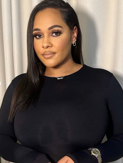 Tania Omotayo shows off postpartum bod 