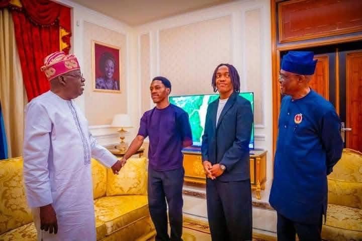 Nyesom Wike takes sons to visit President Tinubu