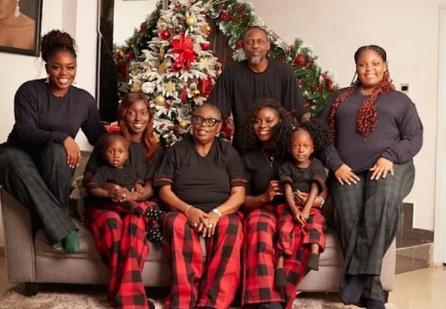 Bisola Aiyeola shares rare Christmas photos Bisola Aiyeola shares rare Christmas photos