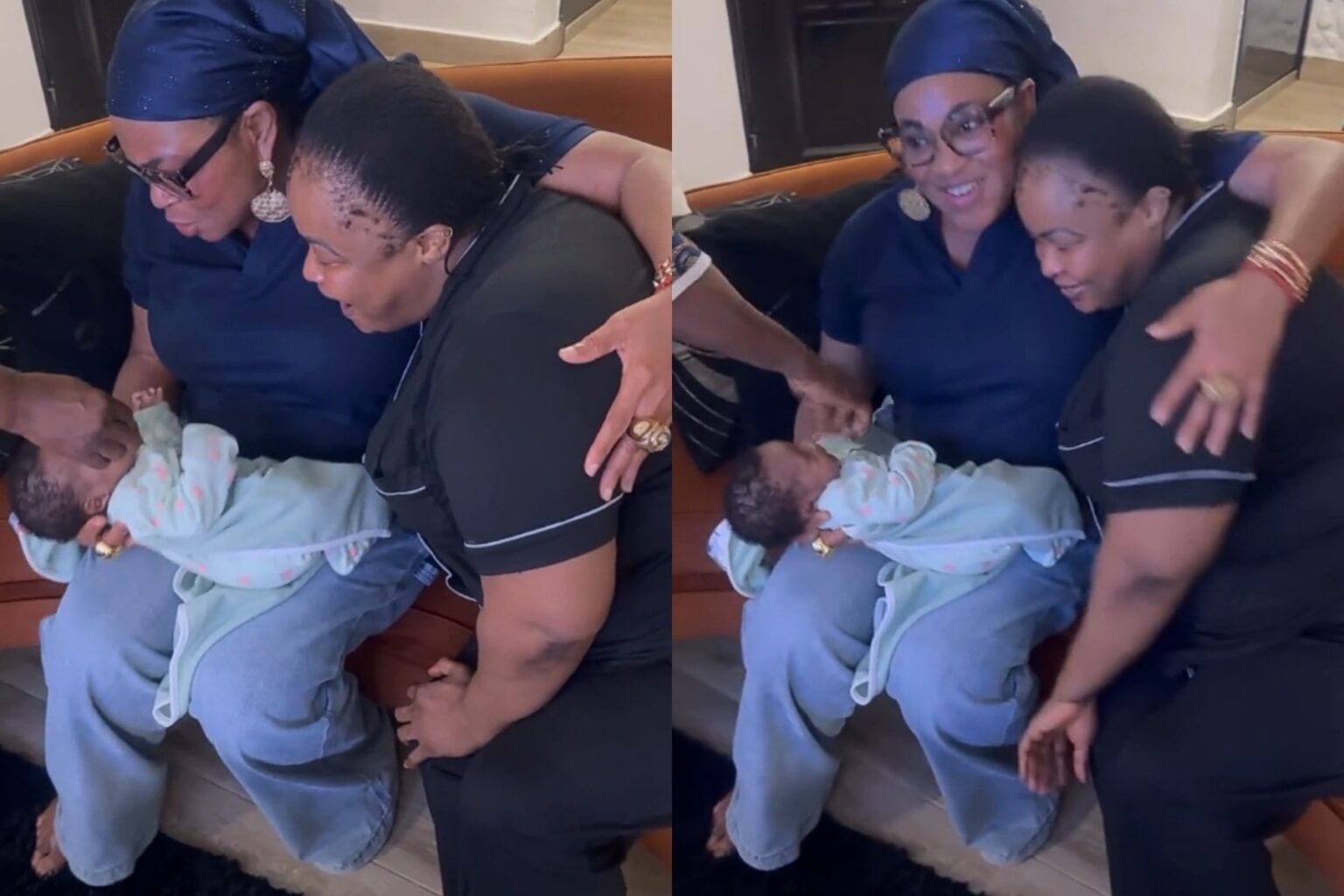 Bukky Wright visits Dayo Amusa & son Bukky Wright visits Dayo Amusa & son