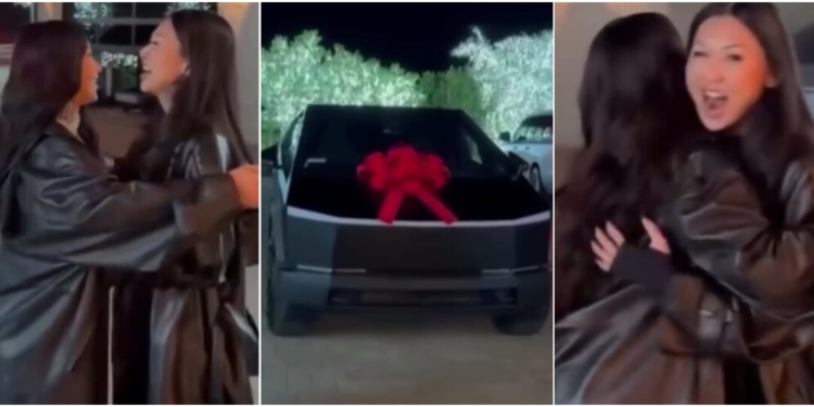 Kim Kardashian's gifts best friend Tracy Romulus a Cybertruck