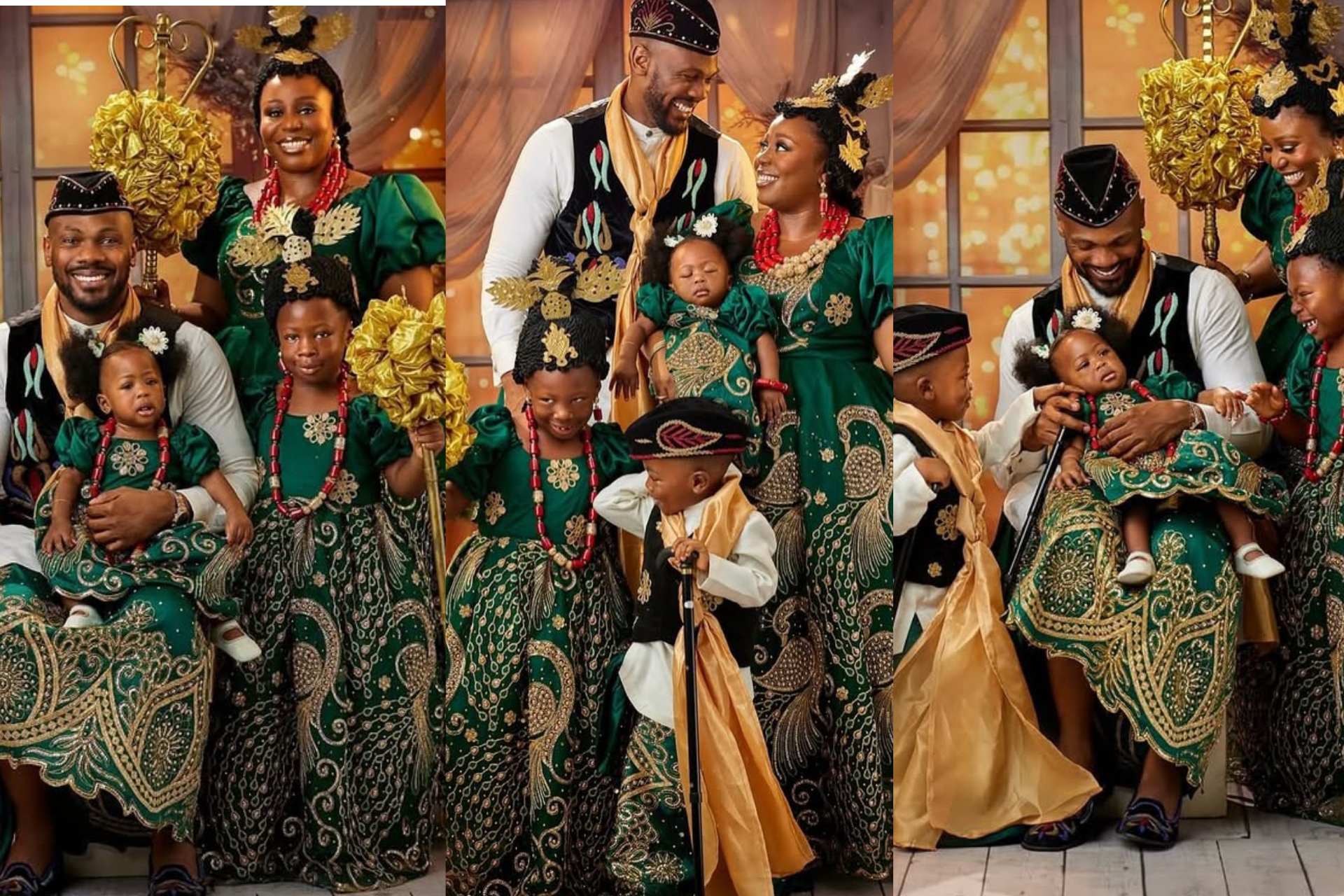 Toyosi Etim Effiong shares cute Christmas family pictures Toyosi Etim Effiong shares cute Christmas family pictures