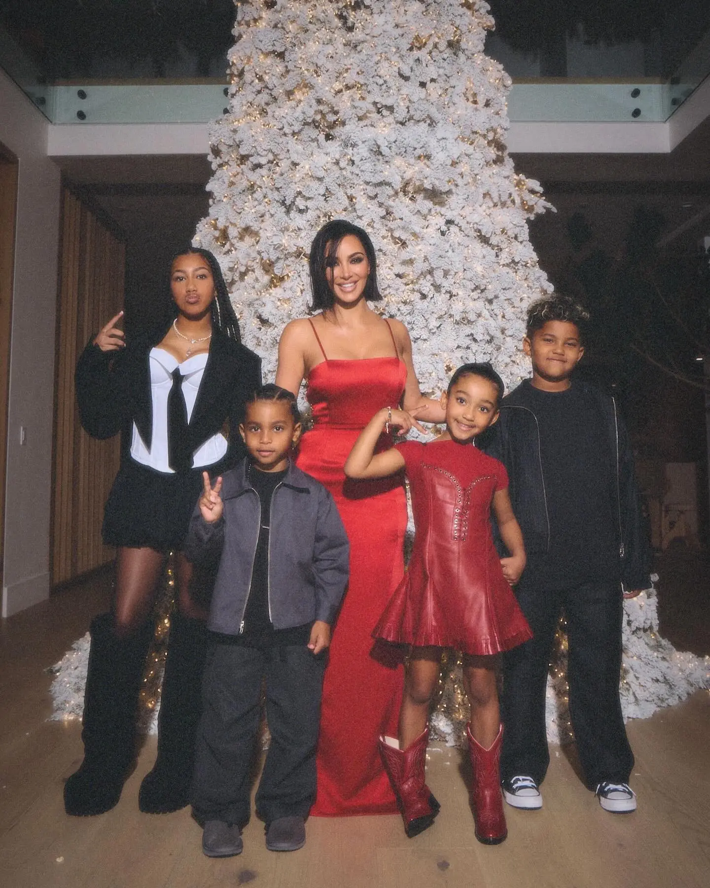 Kim Kardashian & Kanye West’s four children look all grown up