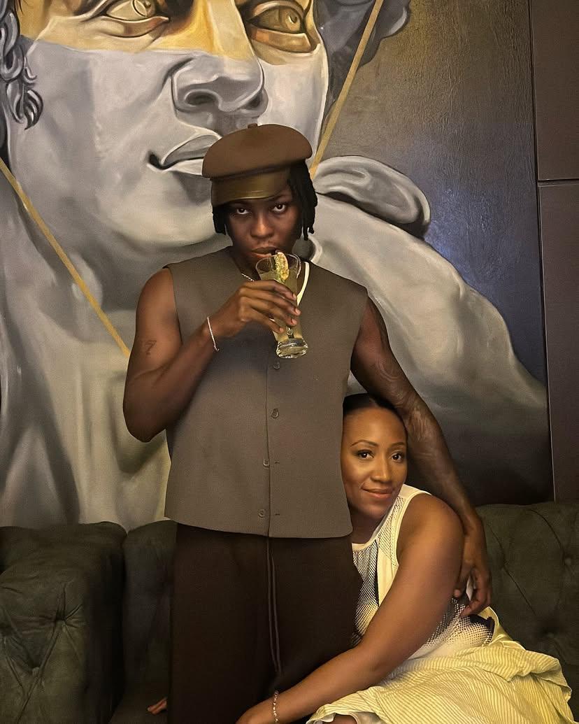 Lovely photos of Reekado Banks & his family