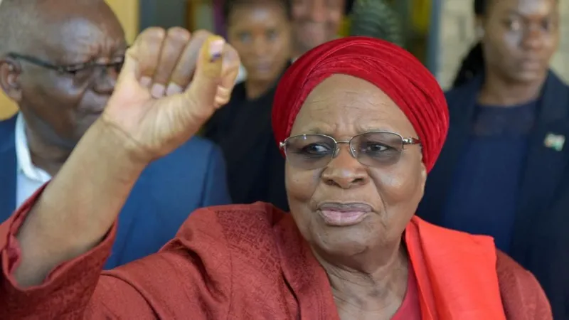 Namibia elects FIRST female president Namibia elects FIRST female president