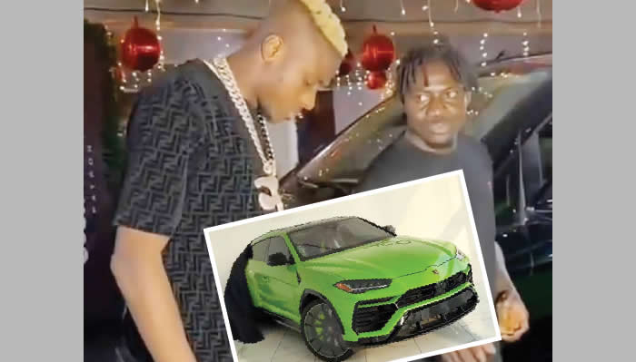 Obafemi Martins blesses Osimhen’s multi-million naira Lamborghini Obafemi Martins blesses Osimhen’s multi-million naira Lamborghini