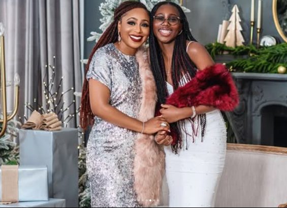 Rare photos of Dakore Egbuson-Akande & family