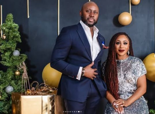 Rare photos of Dakore Egbuson-Akande & family