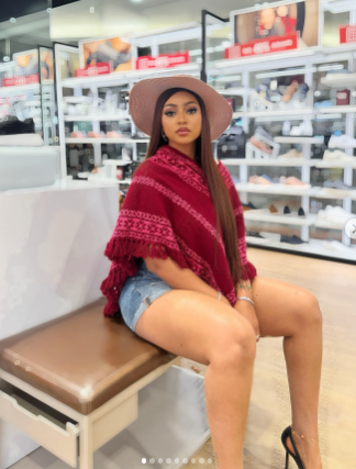 Regina Daniels flaunts legs in new photos 