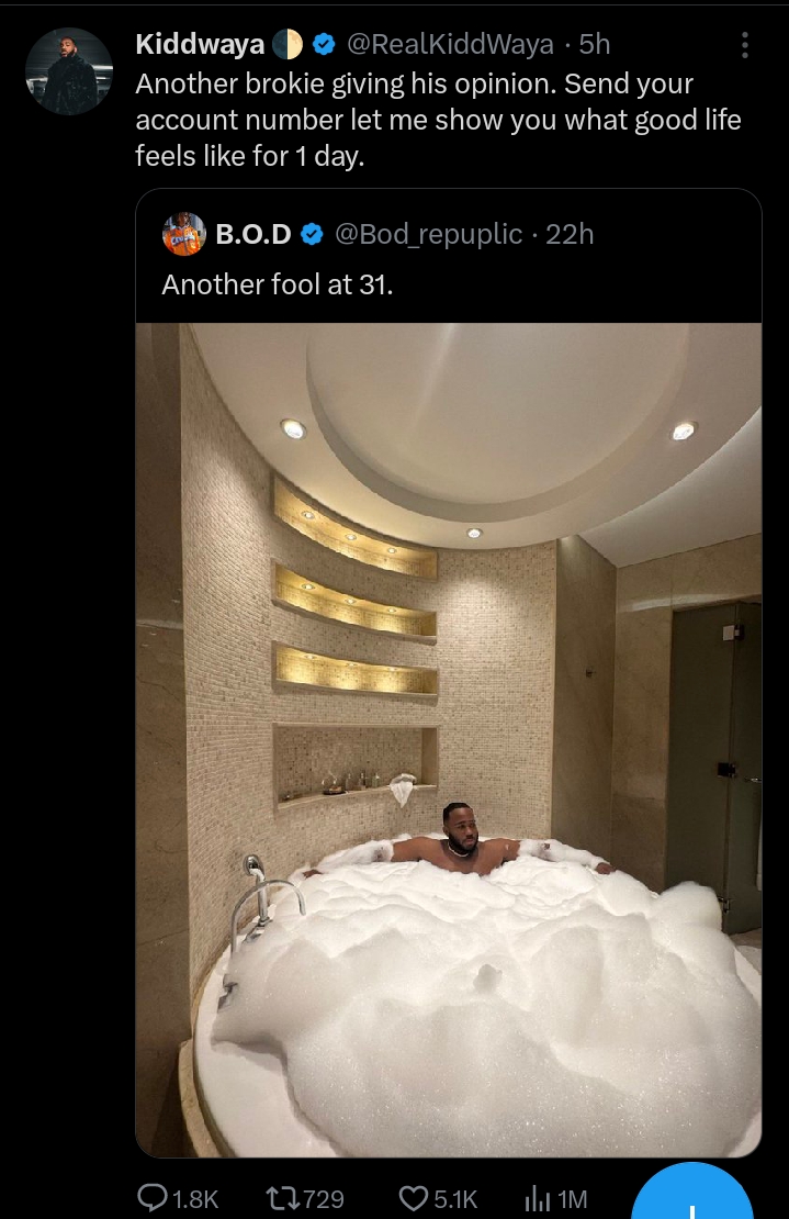 Kiddwaya replies X Influencer who called him a fool
