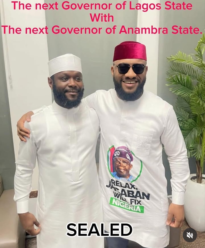 Yul Edochie declares himself Anambra Governor and Seyi Tinubu Lagos Governor