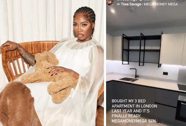 Tiwa Savage shows off interior of London property Tiwa Savage shows off interior of London property