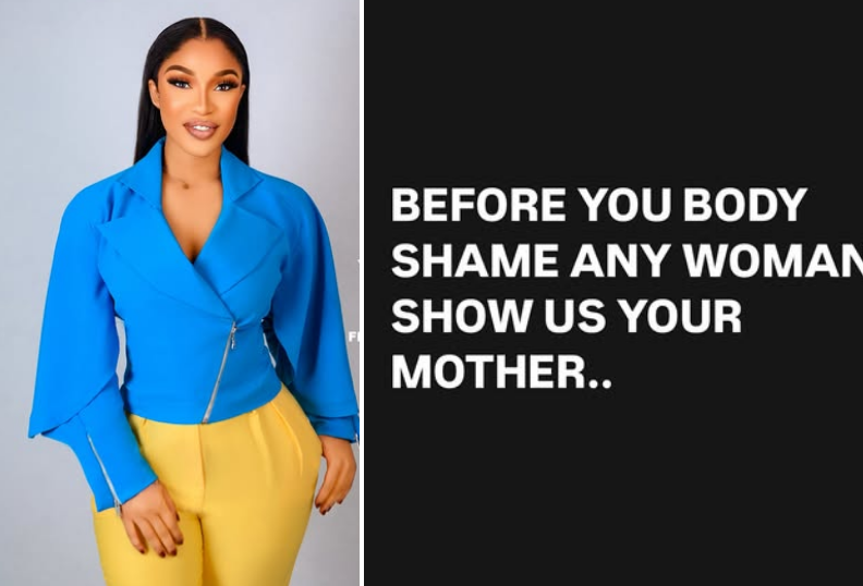 Tonto Dikeh slams women for body shaming their gender Tonto Dikeh slams women for body shaming their gender