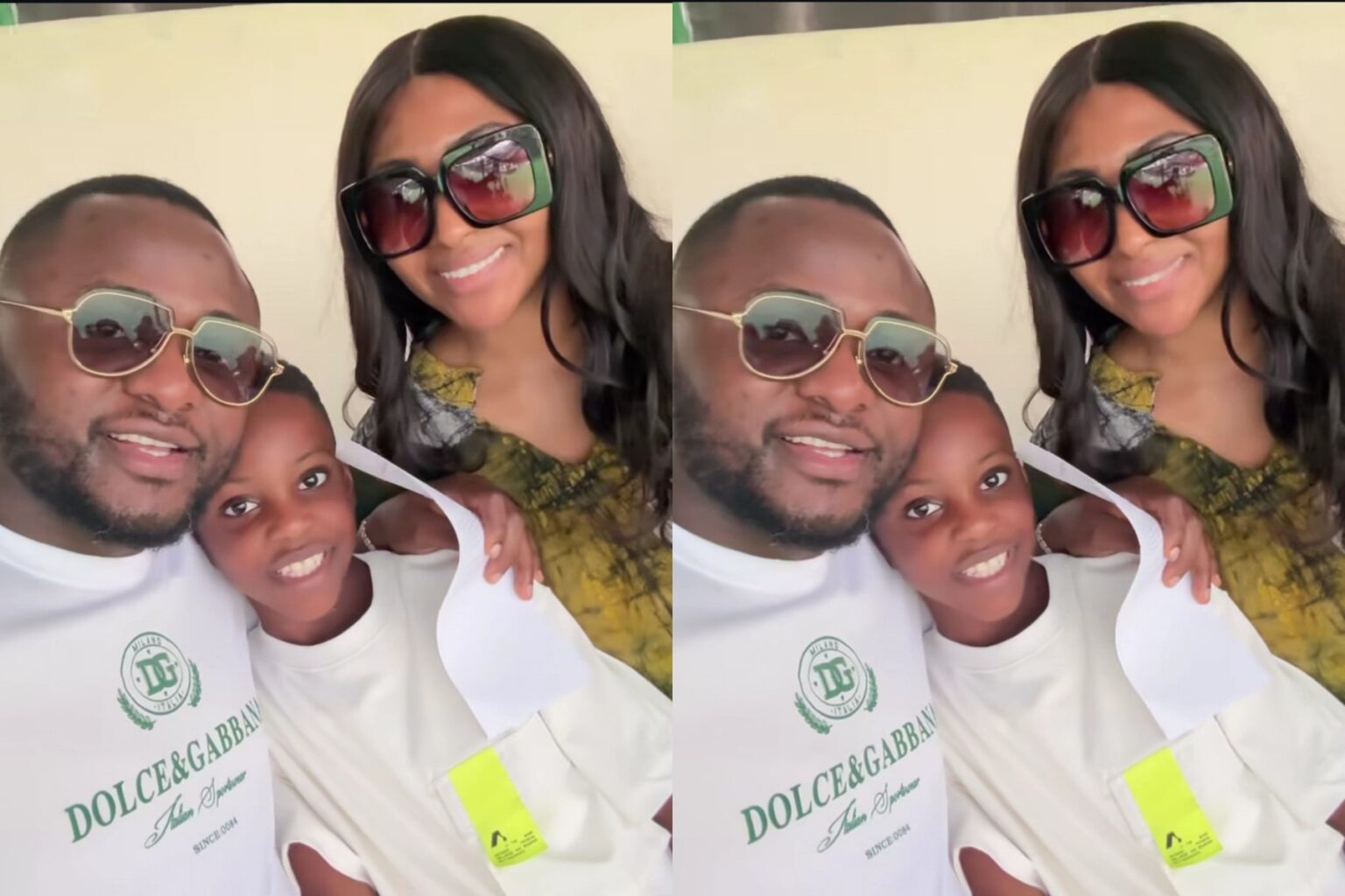 Ubi Franklin & Lilian Esoro reunite for son’s school Christmas party Ubi Franklin & Lilian Esoro reunite for son’s school Christmas party
