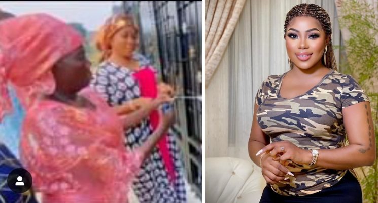 Yoruba actress Kudirat Ogunro surprises mum with a house Yoruba actress Kudirat Ogunro surprises mum with a house