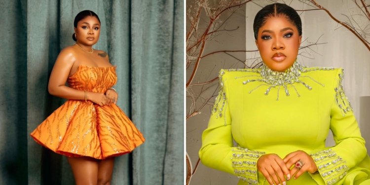 Bimbo Ademoye reacts to Toyin Abraham's claims of her new car and house