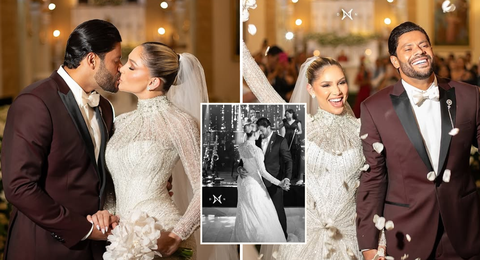 Former Brazil star Hulk marries his ex-wife's NIECE in religious wedding ceremony