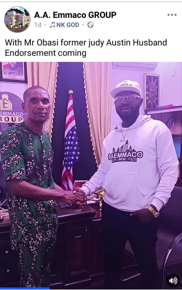 Judy Austin's Ex-Husband, Emmanuel Obasi, bags endorsement deal