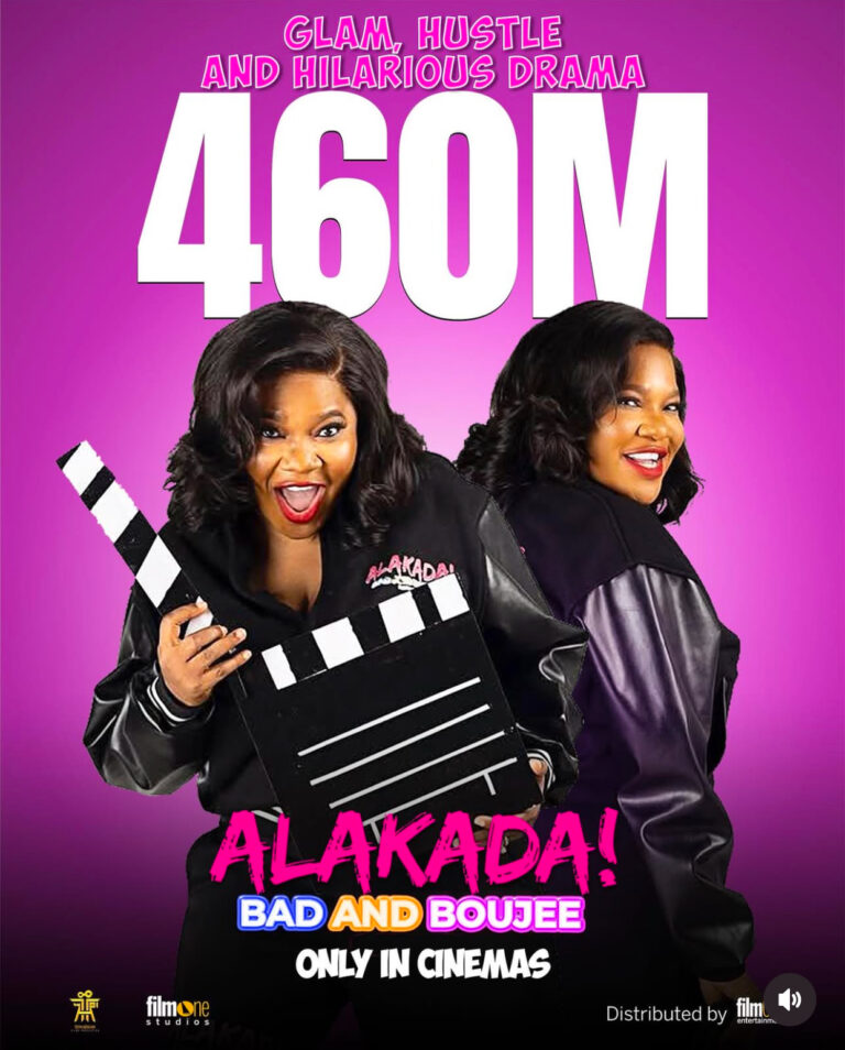 Toyin Abraham’s latest movie hits N460M in Box Office records Toyin Abraham's latest movie hits Box Office records with ₦460M