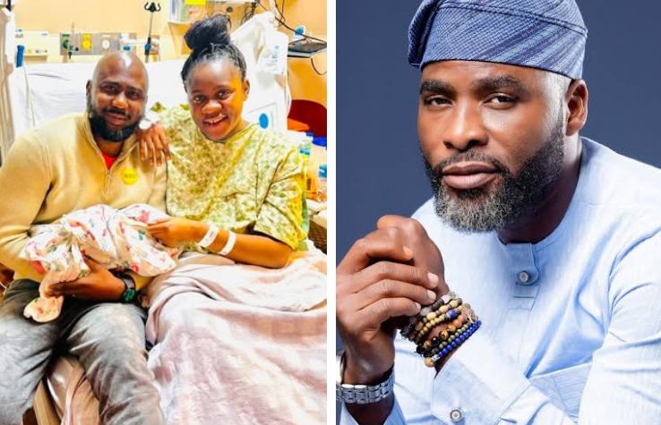 Ibrahim Chatta celebrates as baby mama, Olayinka Solomon welcomes first child with husband Ibrahim Chatta celebrates as baby mama, Olayinka Solomon welcomes first child with husband