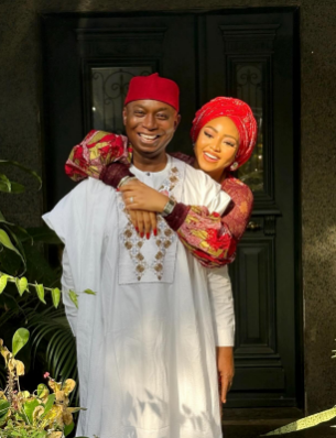 Loved-up photos of Regina Daniels & her man 