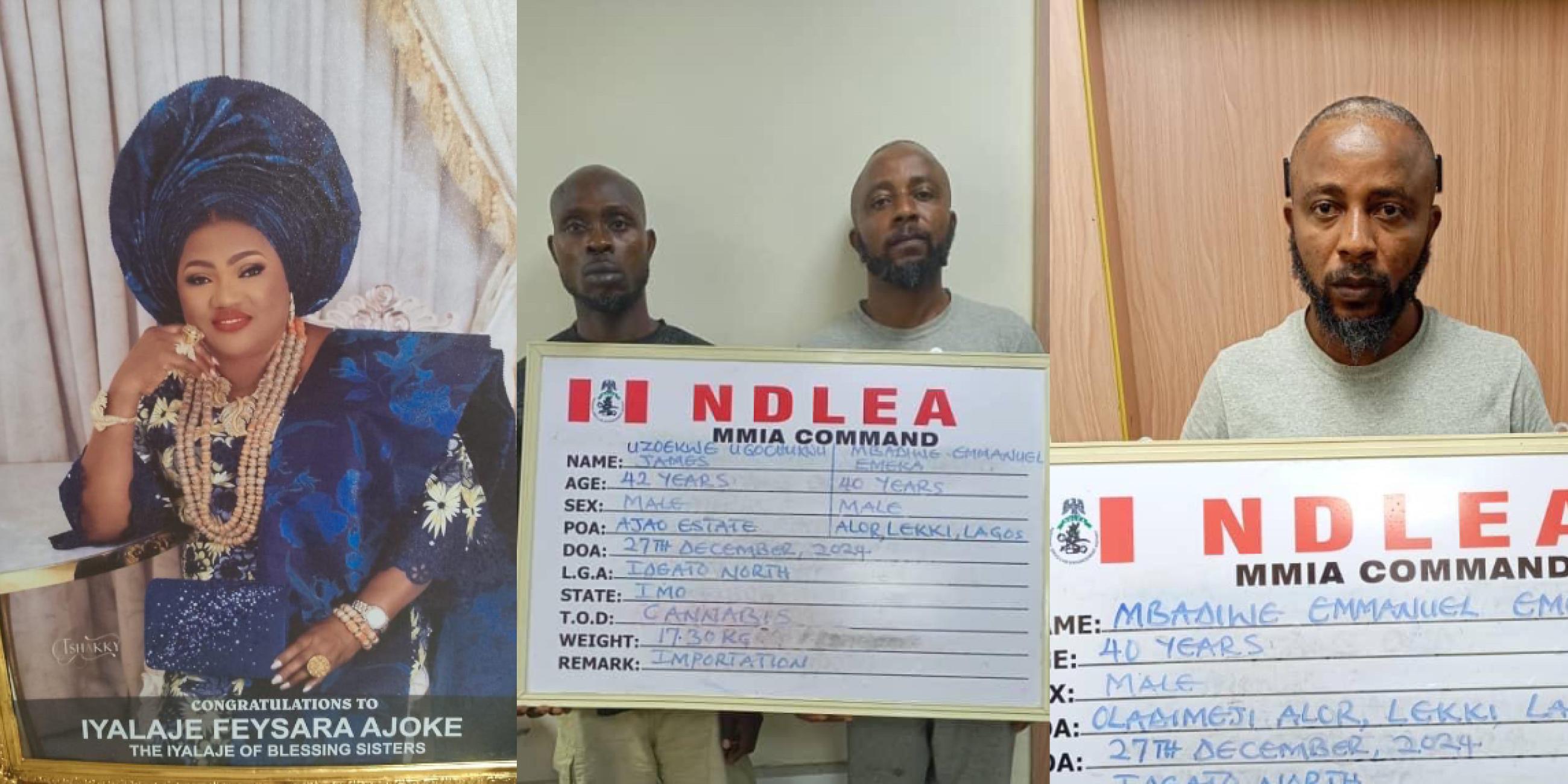 Nollywood filmmaker & Lagos socialite arrested for illicit drug shipments Nollywood filmmaker & Lagos socialite arrested for illicit drug shipments