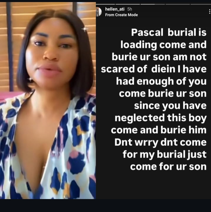 ChiefPriest’s alleged babymama threatens to off herself and son