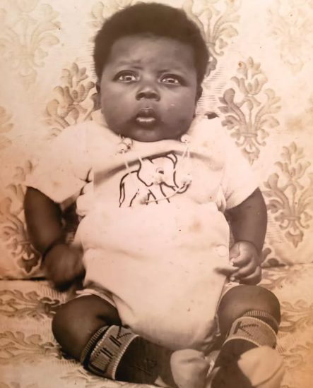 SeyiLaw shares THREE MONTH old photo