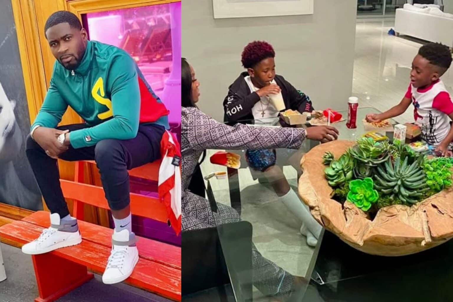 Tee Billz shares photo of Tiwa Savage bonding with her son stepson Tee Billz shares photo of Tiwa Savage bonding with her son stepson