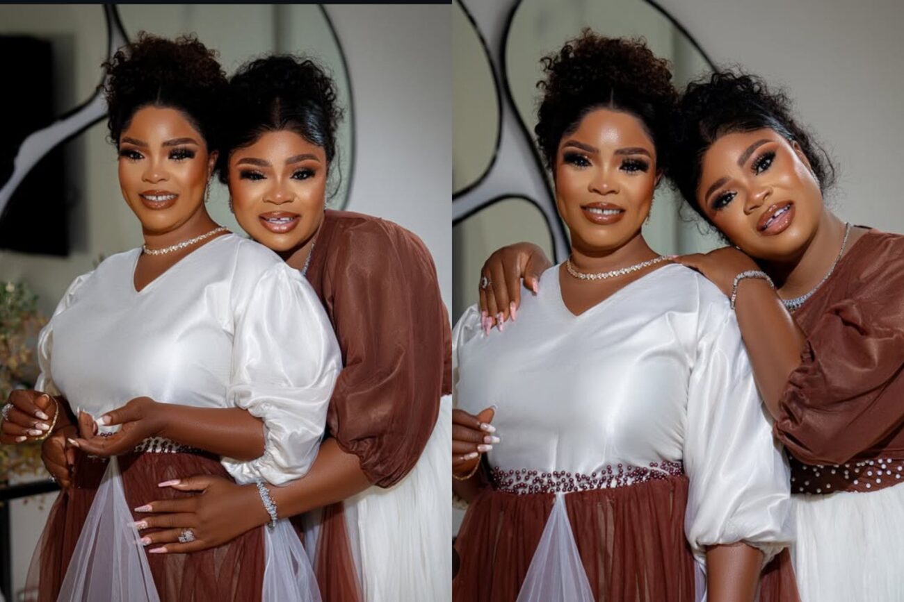 Eniola Ajao unveils twin sister on 42nd birthday Eniola Ajao unveils twin sister on 42nd birthday