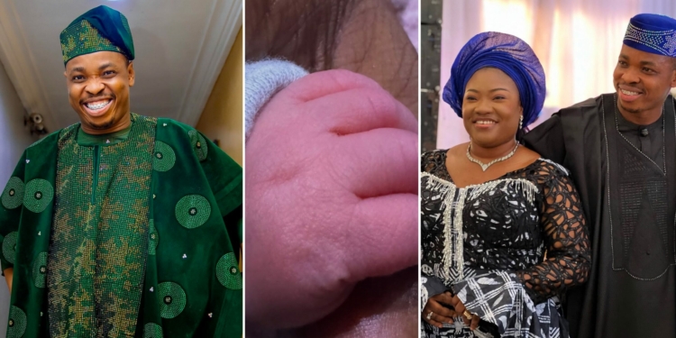 Woli Agba and wife welcome new baby