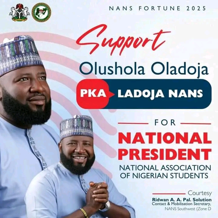Olushola Oladoja elected National President of NANS