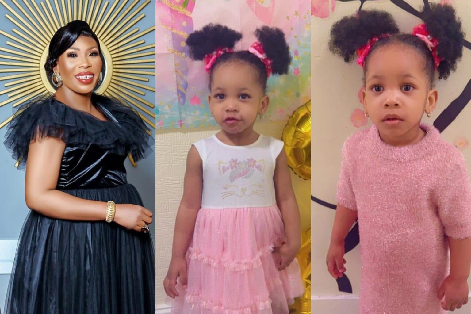 Bimbo Success prays for daughter as she turns TWO Bimbo Success prays for daughter as she turns TWO