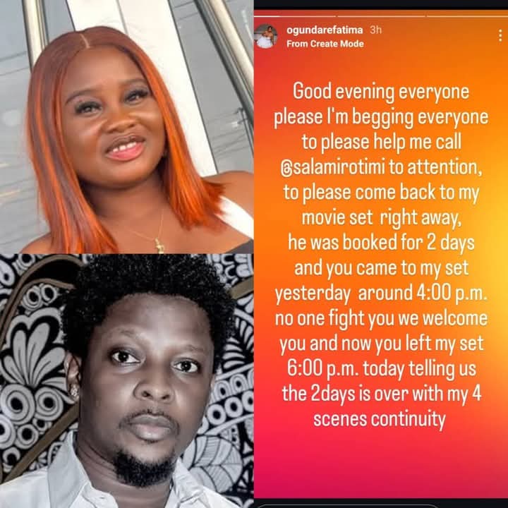 Rotimi Salami denies accusations of leaving movie set without notice