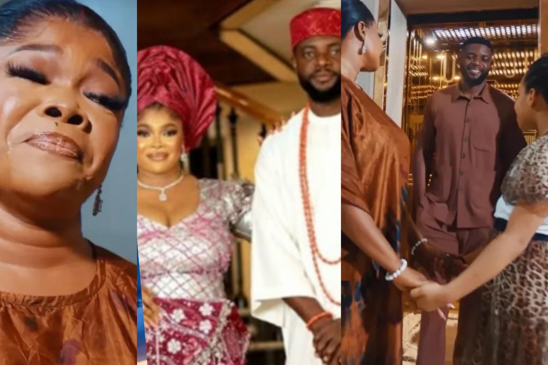 Ruby Ojiakor introduces daughter to new husband, Moc Madu Ruby Ojiakor introduces daughter to new husband, Moc Madu