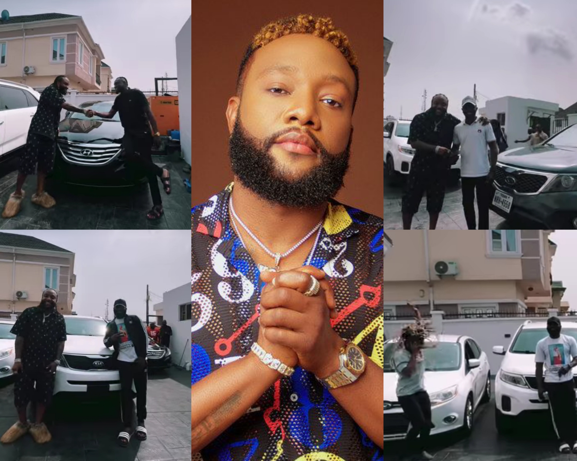 Kcee celebrates Valentine’s Day with car gifts to band members Kcee celebrates Valentine's Day with car gifts to band members