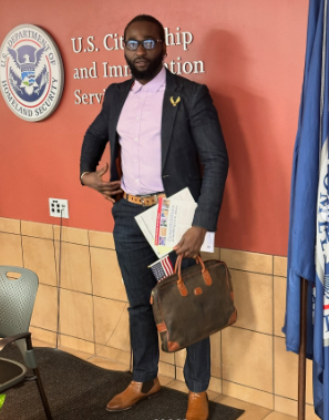 Gbenro Ajibade becomes a US citizen