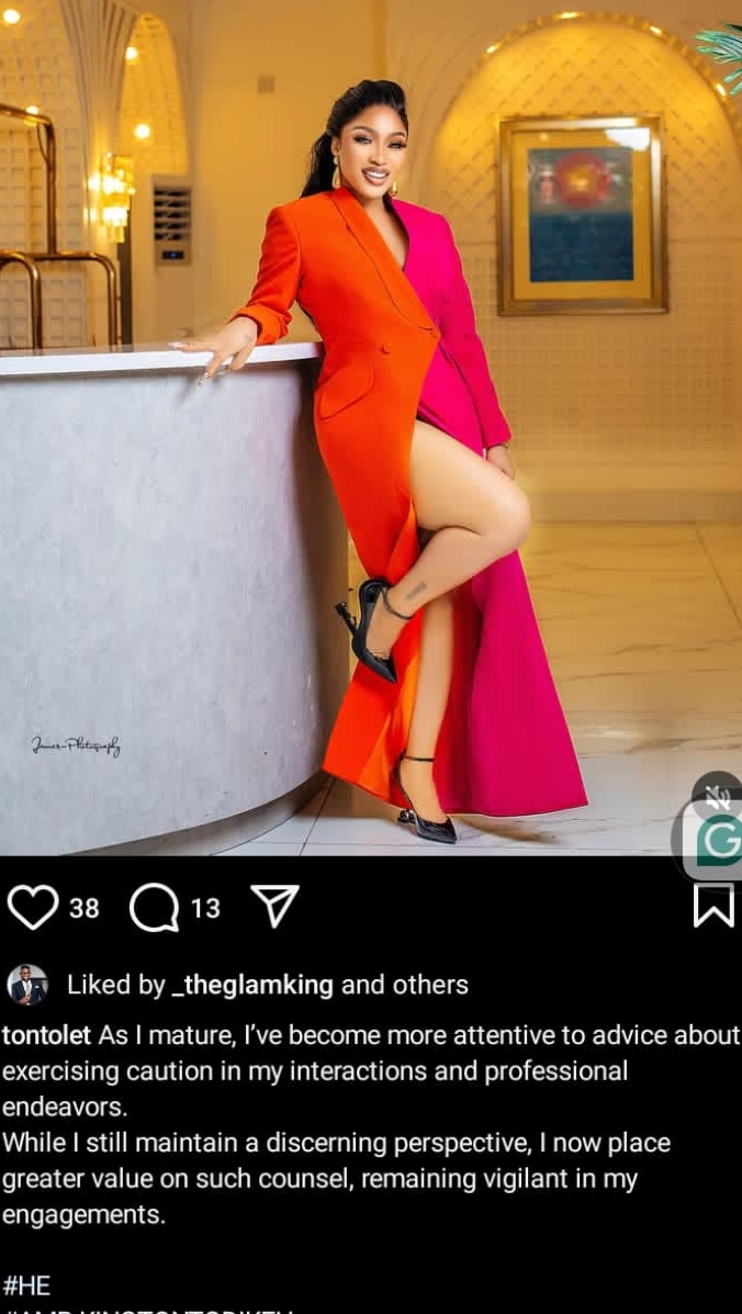 My journey to Self-Improvement is life changing - Tonto Dikeh