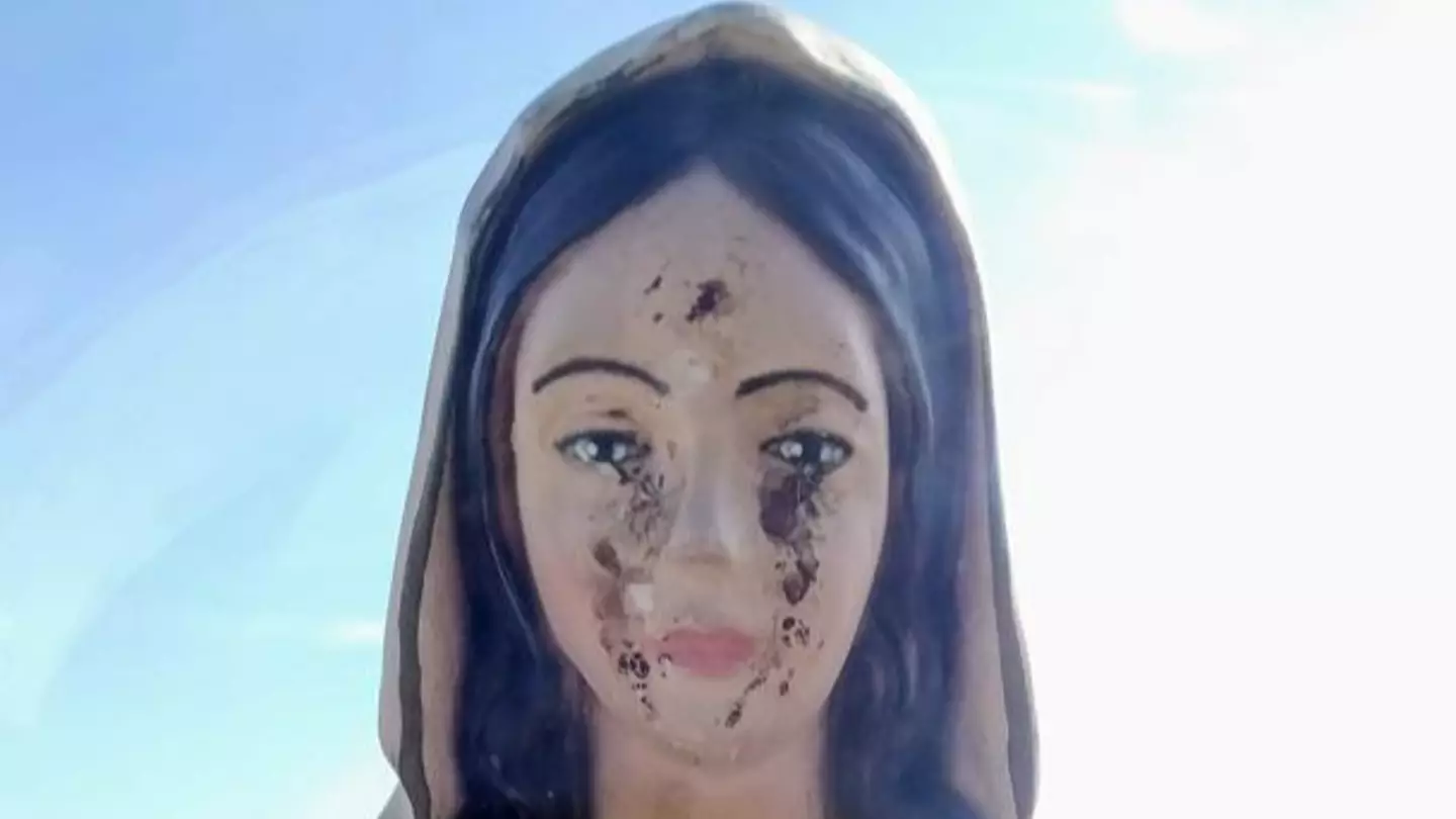 Shocking truth about Virgin Mary that 'weeps tears of blood' revealed Shocking truth about Virgin Mary that 'weeps tears of blood' revealed